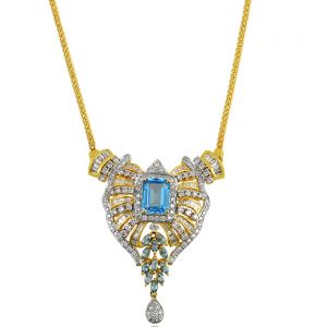 Delectable Diamond & Gem Stone  Necklace