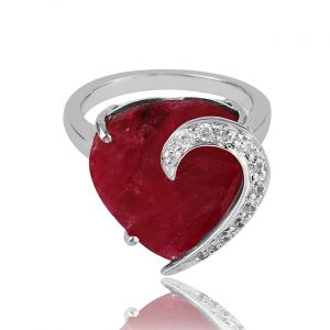 Double Heart Outline Ring