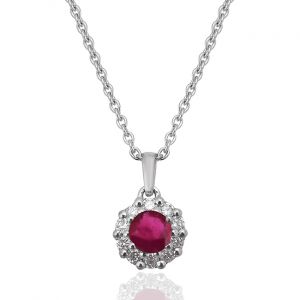Agile Diamond & Gem Stone  Necklace