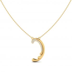 Caressed Moon Necklace