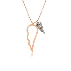 Wings Necklace With Chain