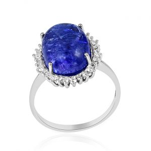 Captivating Diamond & Gem Stone Ring