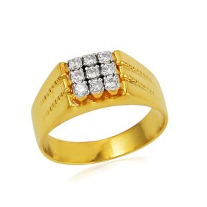 Glamorous Nine Diamond Ring