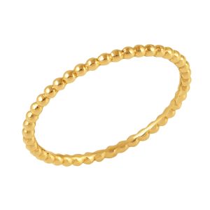 Mesmerising Twisted Simple Gold Ring